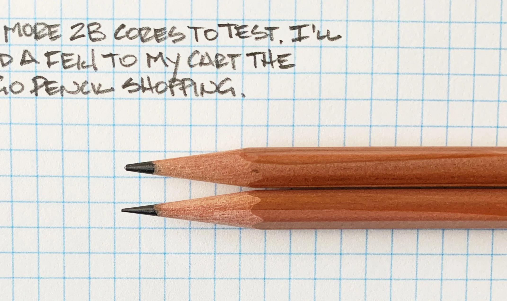 Muji 2B Pencil Review The Pen Addict